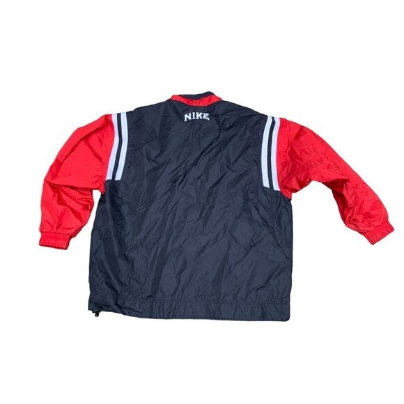 VINTAGE Nike Jacket Varsity Basketball Large Red - Picture 5 of 7